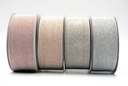 metallic woven ribbon